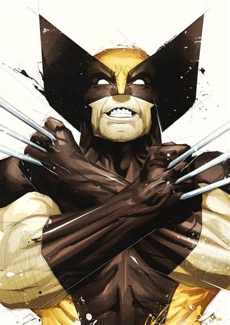 Wolverine Comic Book Coloured Art Pinterest