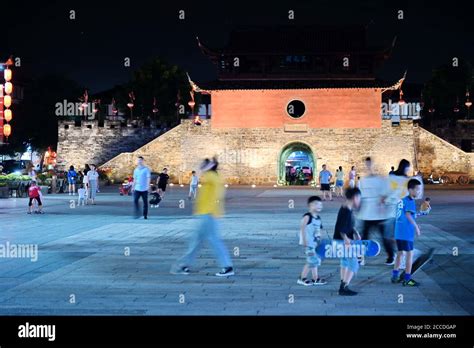Longyan Chinas Fujian Province 20th Aug 2020 Tourists Are Seen