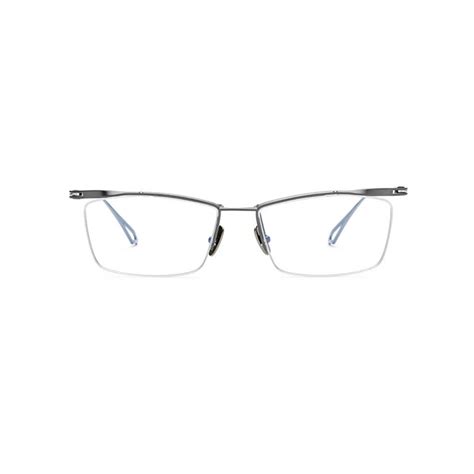Pure Titanium Semi Rimless Eyeglass Frames