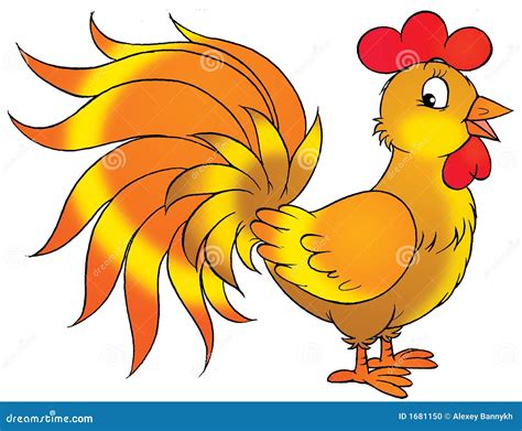 Rooster Cartoon Illustration Stock Illustration Image 1681150