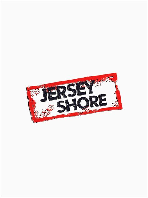 Jersey Shore Logo T Shirt By Baileylevin Redbubble