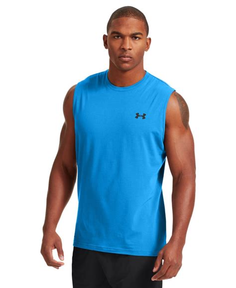 Under Armour Mens Charged Cotton Sleeveless T Shirt Ebay