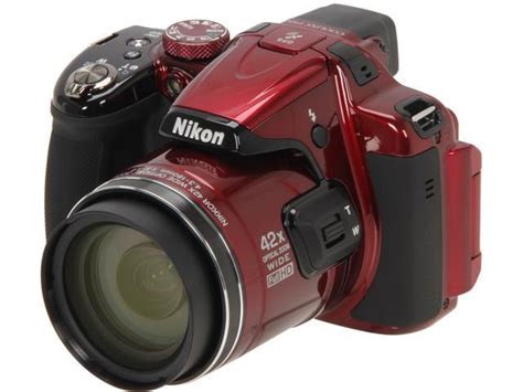 Nikon Coolpix P520 Red 181 Mp 42x Optical Zoom Wide Angle Digital