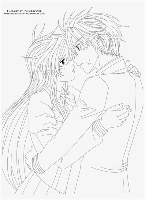 Anime Couple Coloring Page Coloring Sheet Anime Couple 847x1124 Png