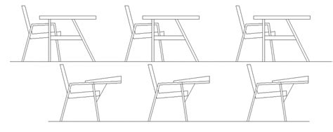Room Chair Elevation Design With Furniture View Dwg File Cadbull