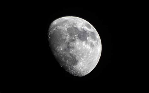 Скачать 3840x2400 луна полнолуние тень черный обои картинки 4k