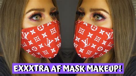 Glam Face Mask Makeup Tutorial Eye Makeup Hacks Youtube