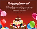 Happy Birthday Messages in Tagalog – Wordings and Messages