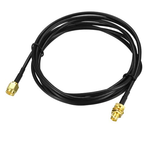 antenna extension cable rp sma male to rp sma female low loss 6 ft