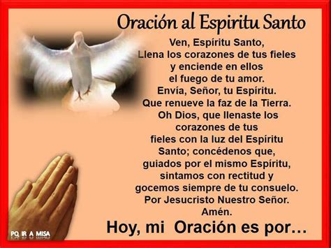 Oracion Al Espiritu Santo Hot Sex Picture