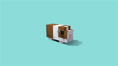 Minecraft Guinea Pig 3d Model By Acxitel 6ed6a06 Sketchfab