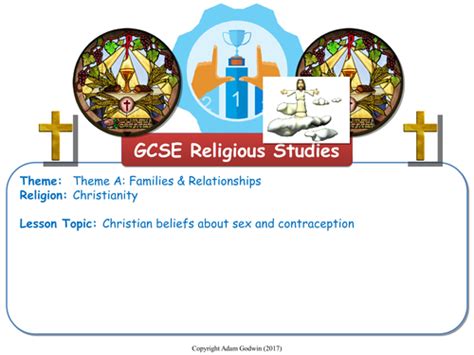 Sex Pre Marital Sex And Contraception [gcse Rs Relationships And Families L3 10] Christianity