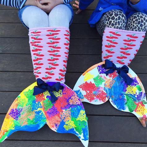 Olivia On Instagram Paper Doilies Make Great Scales For Mermaid Tails