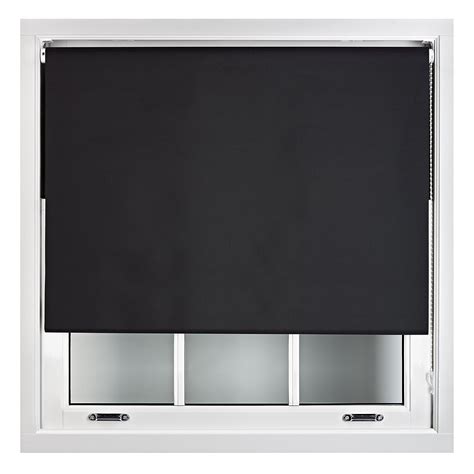 Blackout Roller Blind In Different Colours And Sizes Trimmable Black