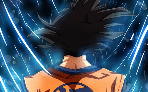 Download Wallpapers Goku Back View Dragon Ball Artwork Dbs