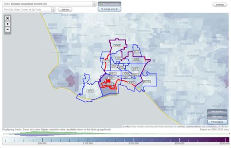 Long Beach California Ca Zip Code Map Locations Demographics