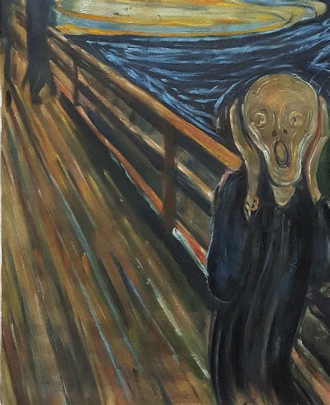 Edvard Munch The Scream 1893 High Quality Oil Painting Etsy