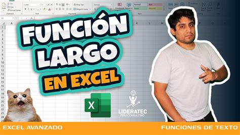 🔴 Función Largo En Excel Youtube