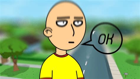 Caillou Gets Grounded But Caillou Is Voiced By Saitama Youtube