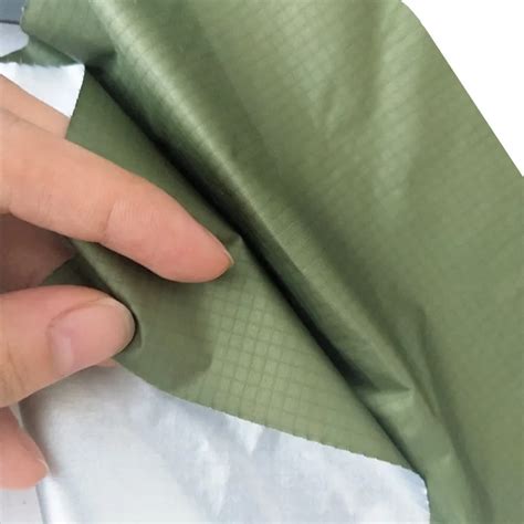 Silicone Coat Ripstop Nylon Fabric For Ultralight Outdoor Garments