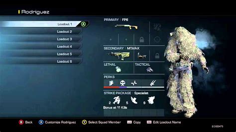 Call Of Duty Ghosts All Guns And Camo Youtube