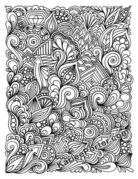 Printable coloring pages in.png format. Graffiti Quilting Coloring Book - Downloadable - Karlee Porter