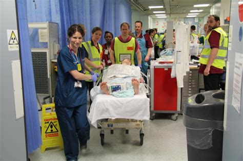 The evelina childrens hospital, guy's and st thomas' westminster bridge. St Thomas' staff join exercise to simulate disaster at ...