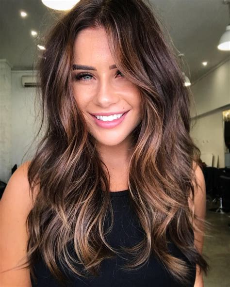 60 chocolate brown hair color ideas for brunettes in 2023 subtle balayage brunette balayage