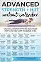 strength training for women | 30 day workout calendar - Nourish, Move, Love