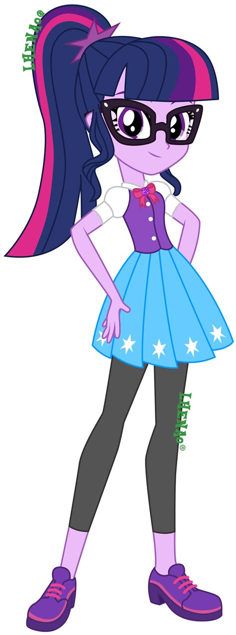 Equestria Girls Sci Twilight New Outfit By Lhenao On Deviantart