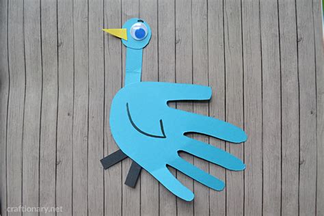 9 Handprint Animal Paper Birds Craft Ideas For Kids Craftionary