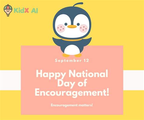 Happy National Day Of Encouragement Happy National Day