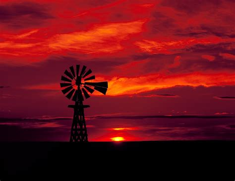 Windmill At Sunset Free Stock Photo Public Domain Pictures