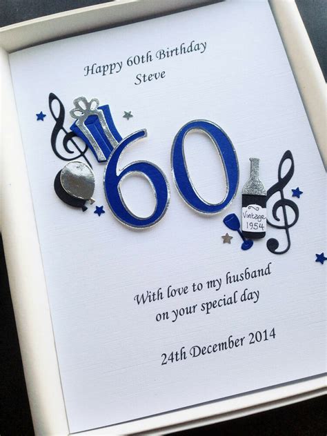 Check spelling or type a new query. 60th BIRTHDAY CARD FOR MEN DAD HUSBAND SON personalised ...