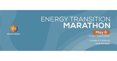 Rystad Energy To Host The Energy Transition Marathon Virtual Event On