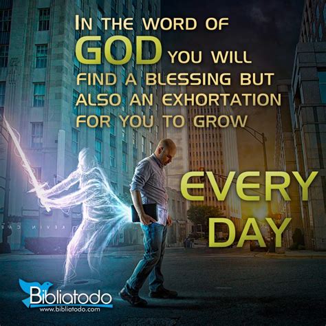 In The Word Of God You Will Find A Blessing But Also An Exhortation