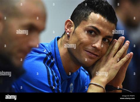 Ronaldo At The Press Conference Hi Res Stock Photography And Images Alamy
