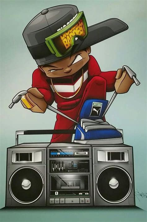 hip hop graffiti characters