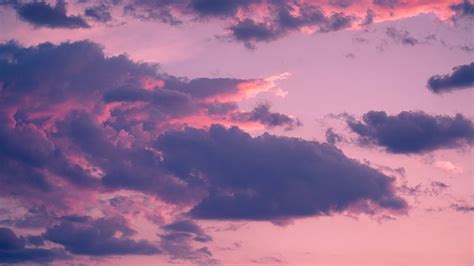 Hd Wallpaper Nature Clouds Sky Sunset Pink Pink Clouds Ernest
