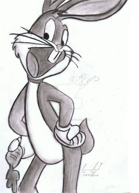 How To Draw Easy Bugs Learn How To Draw Bugs Bunny From Looney Tunes