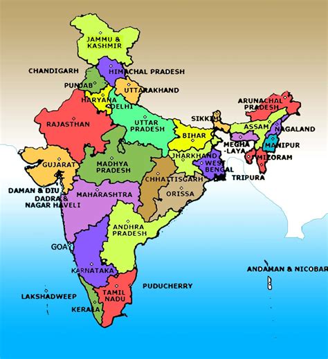 Map Of India Political Quote Images Hd Free