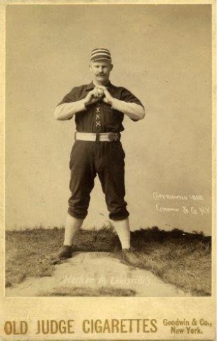 September 19 1882 Guy Hecker Throws Louisvilles Second No Hitter Of