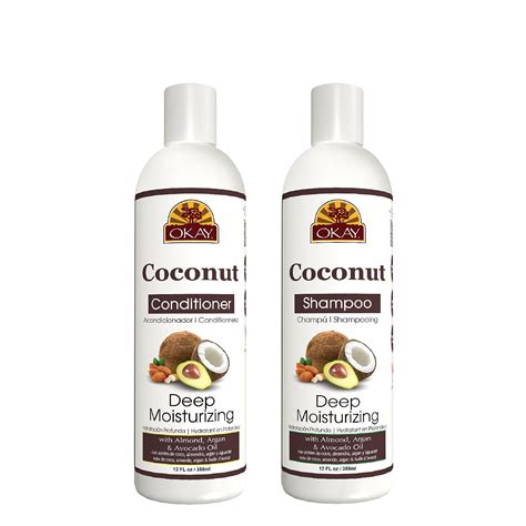 The Okay Coconut Oil Deep Moisturizing Shampoo And Conditioner