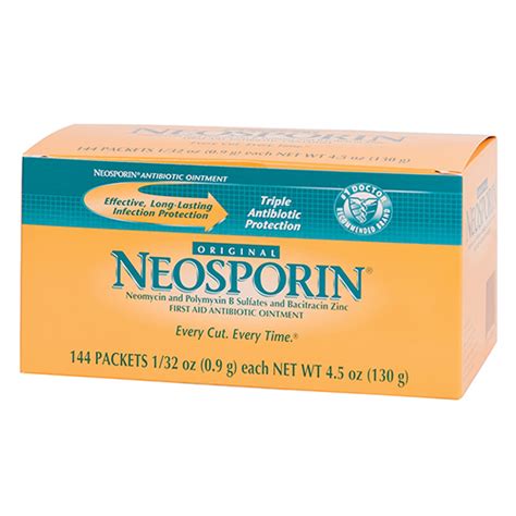 Neosporin Ointment Triple Antibiotic 132 Oz 144 Per Box Normed