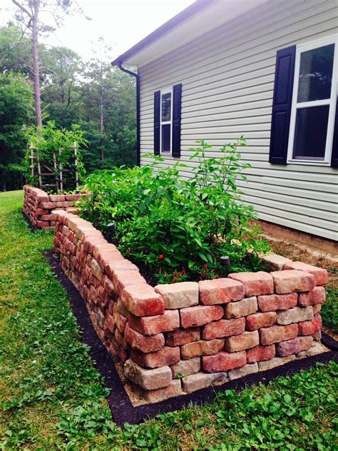 10 Brick Raised Bed Garden