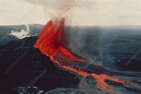 Lava Flow Of The Kilauea Volcano Hawaii Stock Image E3800247