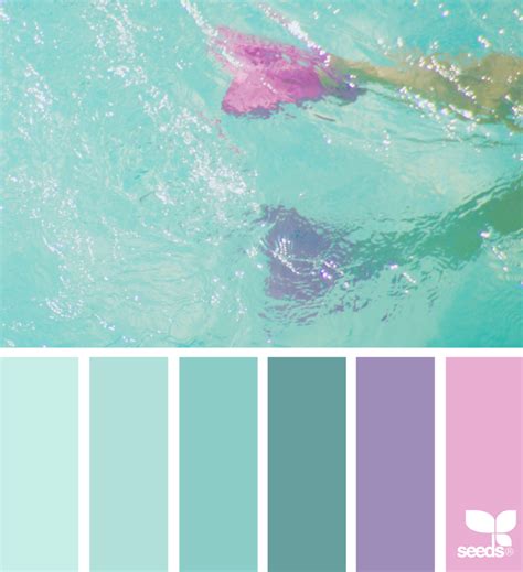 Color Swim Color Palette Design Mermaid Colors Palette Seeds Color