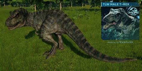 Improved Tlw Male T Rex Skin Jurassicworldevo