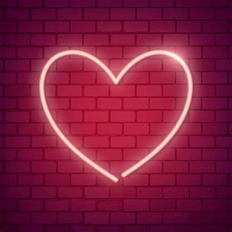 Neon Heart Illustration