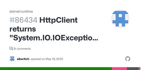HttpClient Returns System IO IOException The Response Ended Prematurely When Run In A
